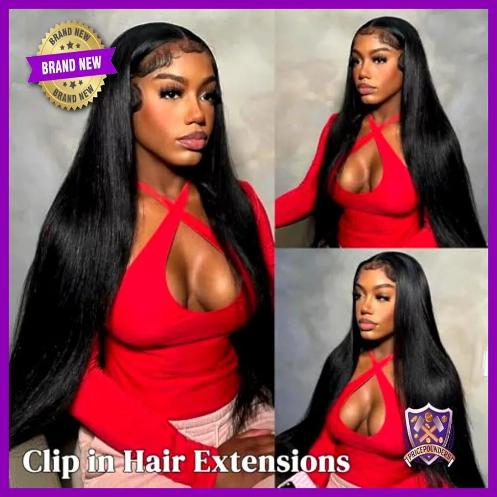 18 Inch Clip-In Human Hair Extensions 100g 8 Pieces Straight Remy Hair
